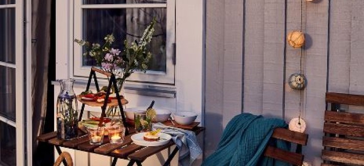 mesas e cadeira para varanda