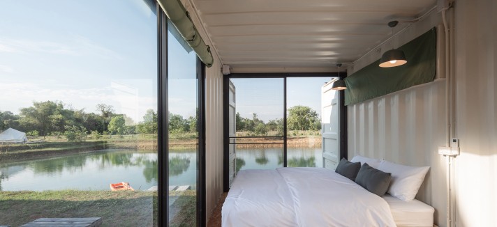 casas feitas de contentores