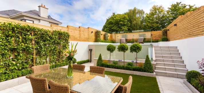 decoração de exteriores