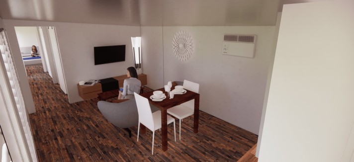 casas pré-fabricadas de madeira