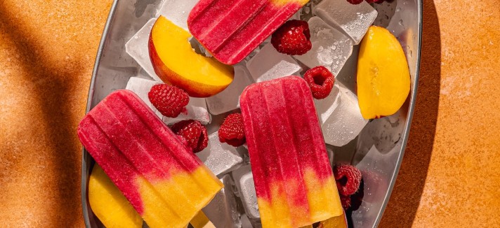 gelados de fruta