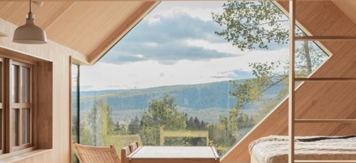 casas pré-fabricadas de madeira