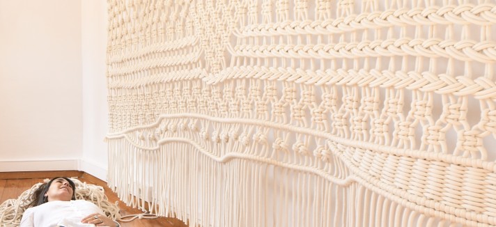 tapeçarias macramé