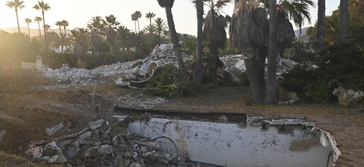 Demolição de 'La Gaviota'