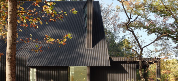 casa na floresta