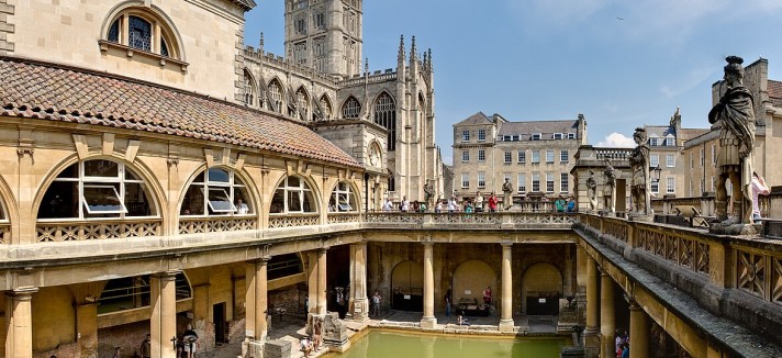 Termas romanas em Bath (Reino Unido)