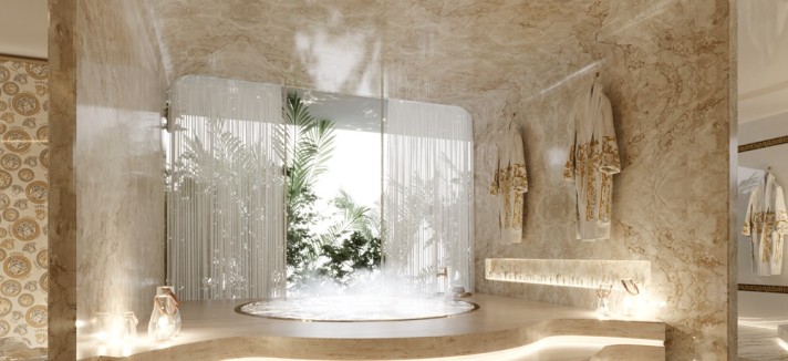 Sauna e piscina