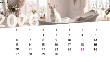 calendário de abril