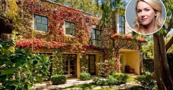 Mansão da actriz Naomi Watts à venda por 4,3 milhões de euros