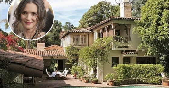 Casas de famosos: "villa espanhola" de Winona Ryder à venda por 2,9 milhões 