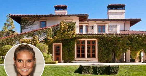 Casas de famosos: nova casa de Heidi Klum custa mais de 10 milhões de euros