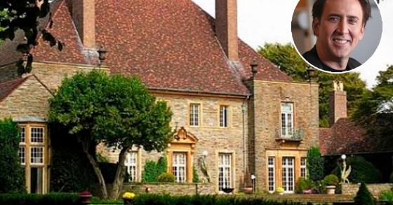 Casas de famosos: Nicolas Cage perde 6,5 milhões com a venda da sua mansão em Rhode Island 