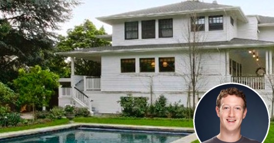 A nova casa do fundador do Facebook em Silicon Valley