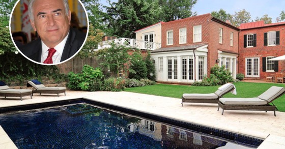 Casas de famosos: ninguém compra a casa de Strauss-Kahn em Washington (fotos)