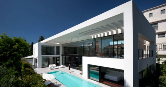 casas de sonho: vivenda minimalista de estilo contemporâneo em israel (fotos)