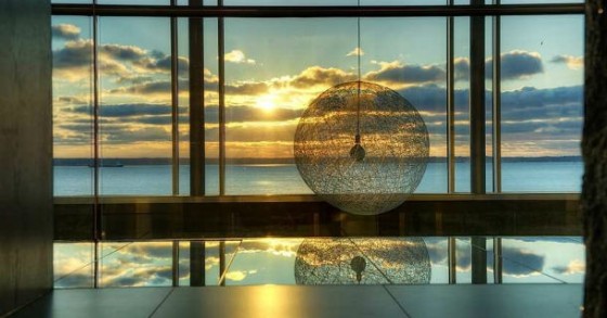 casas de sonho: pôr-do-sol contemporâneo sobre o mar da suécia (fotos)