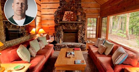 Casas de famosos: Bruce Willis põe à venda a mansão de Idaho por três milhões de euros (fotos)