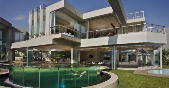 Casas de sonho: mansão contemporânea “de cristal” na África do Sul (fotos) 