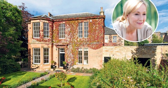 Está à venda a casa onde JK Rowling escreveu Harry Potter (fotos)