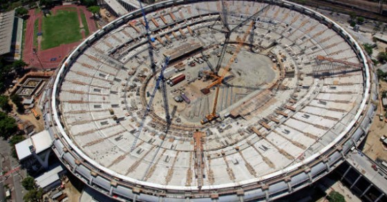 obras no estádio maracanã estão 75% concluídas