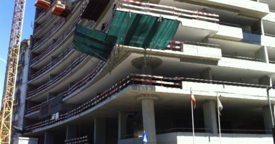 produção na construção cai 12% em portugal e 3% na zona euro