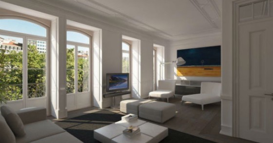 Reabilitação: viver com vista panorâmica para a Avenida da Liberdade (fotos)