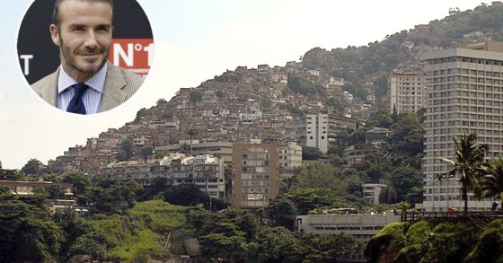 Beckham compra casa na Favela do Vidigal por um milhão de reais