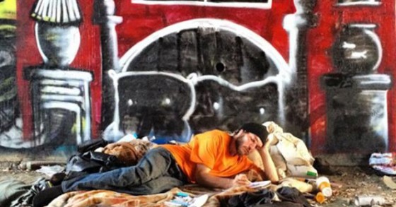O artista que pintava “casas imaginárias” para os sem-abrigo (fotos) 