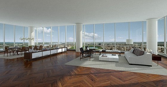 Novo recorde nos negócios imobiliários: Apartamento vendido por 100 milhões de dólares em Nova Iorque