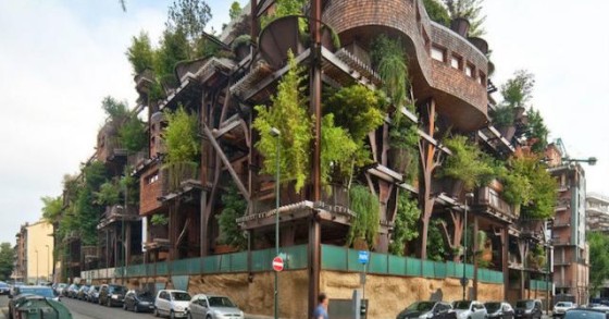 Viver numa “casa-árvore” no centro de uma grande cidade (fotos)