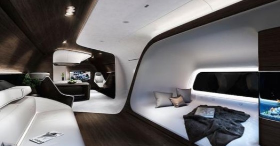 Assim será o interior do avião mais luxuoso do mundo (fotos) 