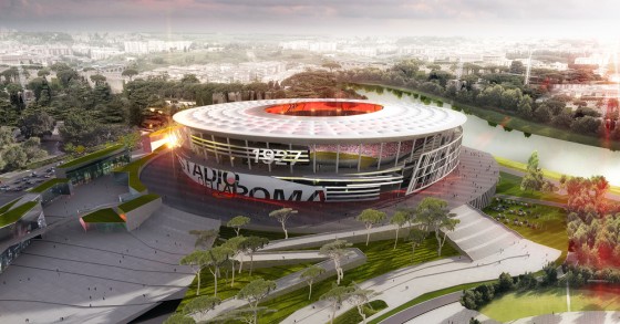 Roma abandona o mítico Estádio Olímpico para construir o seu próprio Coliseu 