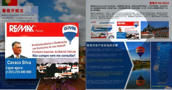 Cavaco Silva ajuda Remax a vender casas na China