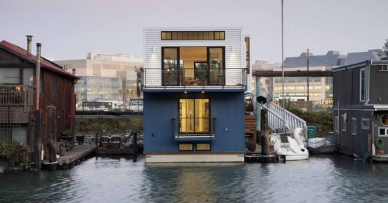 Casas de sonho: Uma moderna mansão flutuante no bairro da moda de São Francisco 