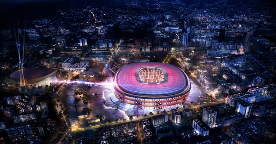 Assim será o novo estádio do Barcelona, que vai custar 600 milhões de euros 