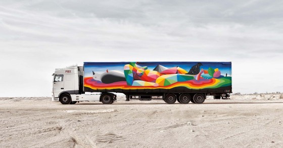 Camiões coloridos ou arte em movimento? 