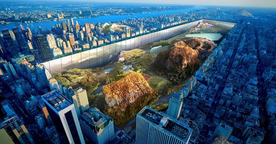 Afundar o Central Park? Um projeto no mínimo inovador... 