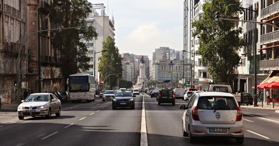 Lisboa: Avenida Fontes Pereira de Melo terá menos duas faixas até agosto 