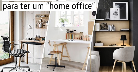 Ideias de decoração: Como preparar a casa para ser também o teu local de trabalho 