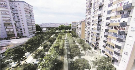 Assim será a futura Alameda das Linhas de Torres (Foto: Diário de Notícias).