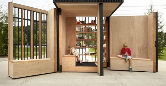 Story Pod, uma biblioteca urbana pensada para cidades que nunca dormem 