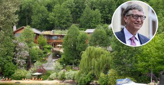 Assim é a casa em Washington do homem mais rico do mundo, Bill Gates 