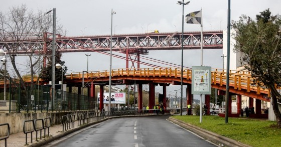 Lisboa: Viaduto em risco de colapso obriga a corte de circulação em Alcântara 