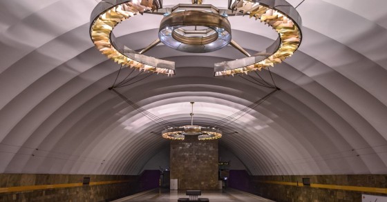 Estas são algumas das espetaculares estações de metro da Rússia 