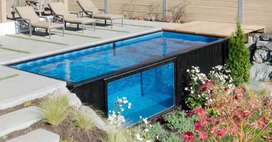 Piscinas em contentores que se montam em minutos, o último grito da reciclagem 