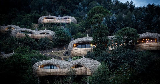 Bisate Lodge: Um autêntico refúgio de luxo em cabanas de palha no Ruanda 