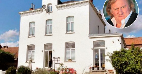 Gérard Depardieu está a vender a casa de férias na Bélgica por 1,2 milhões 