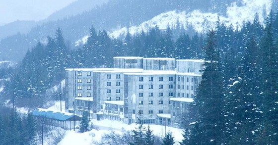 O bunker tem mais de 25.000 m2