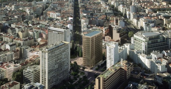 Há apenas um andar livre para arrendar