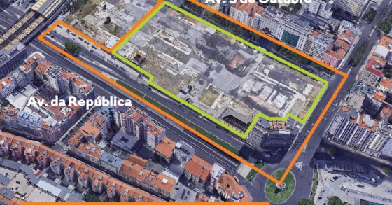 Lisboa: Câmara “anexa” quase três hectares de arruamentos para permitir construção em Entrecampos